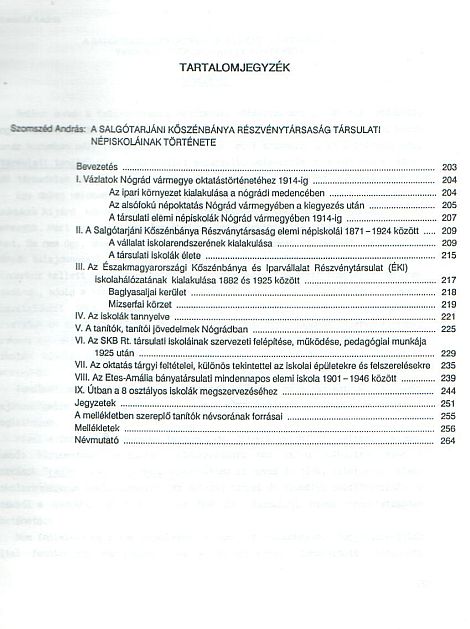 Szomszéd András: A Salgótarjáni Kőszénbánya Részvénytársaság társulati népiskoláinak története